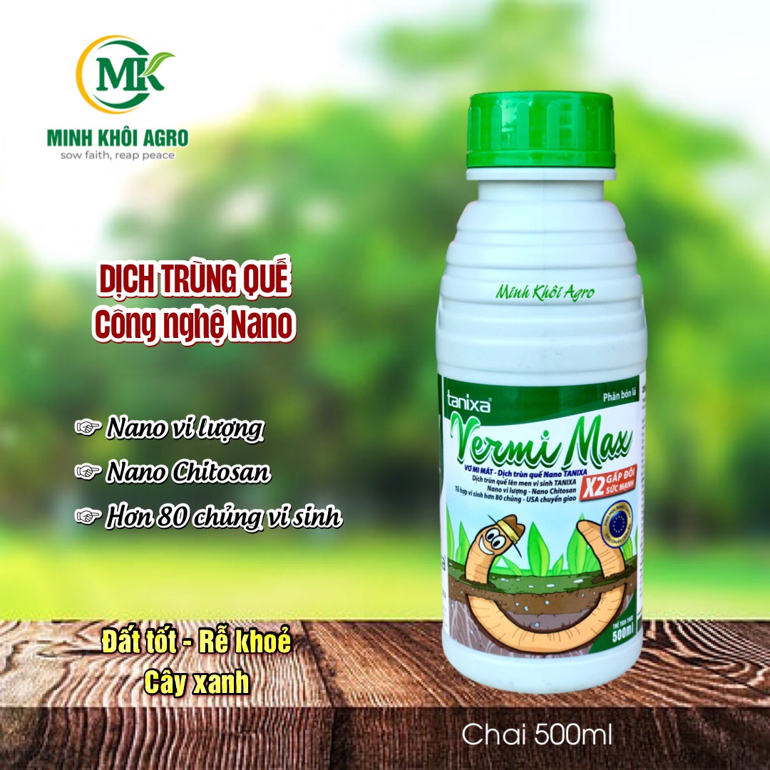 Dịch trùng quế Vermi Max - Chai 500ml